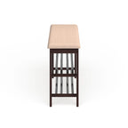 Banc à chaussures Porch & Den Champa en métal et bois