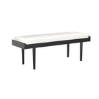 Banc rembourré capitonné moderne Efa