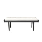 Banc rembourré capitonné moderne Efa