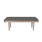Banc rembourré capitonné moderne Efa