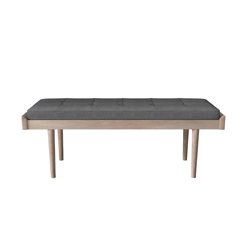Banc rembourré capitonné moderne Efa