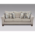  Camero Fabric Pillowback Sofa