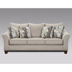  Camero Fabric Pillowback Sofa