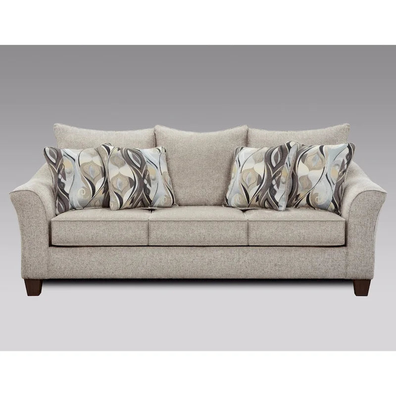  Camero Fabric Pillowback Sofa