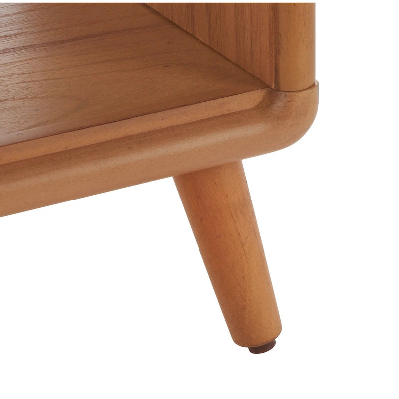 Banc Solo SAFAVIEH avec coussin et étagère ouverte – 50,8 cm (L) x 38,1 cm (P) x 45,7 cm (H)