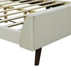 Lit plateforme rembourré, Velours