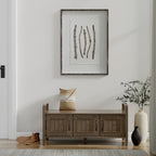 WYNDENHALL Rowan Banc de rangement de transition en bois massif 44 pouces de large, brun fumé - 18p x 44L x 22H
