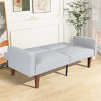 Canapé futon lit de mousse à mémoire de forme convertible pliable pour deux personnes
