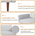 Canapé futon lit de mousse à mémoire de forme convertible pliable pour deux personnes
