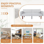Canapé futon lit de mousse à mémoire de forme convertible pliable pour deux personnes