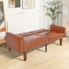 Canapé futon lit de mousse à mémoire de forme convertible pliable pour deux personnes