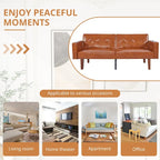 Canapé futon lit de mousse à mémoire de forme convertible pliable pour deux personnes
