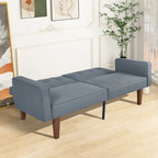 Canapé futon lit de mousse à mémoire de forme convertible pliable pour deux personnes