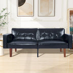 Canapé futon lit de mousse à mémoire de forme convertible pliable pour deux personnes