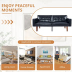Canapé futon lit de mousse à mémoire de forme convertible pliable pour deux personnes
