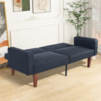 Canapé futon lit de mousse à mémoire de forme convertible pliable pour deux personnes
