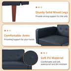 Canapé futon lit de mousse à mémoire de forme convertible pliable pour deux personnes