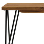WYNDENHALL Emanuel Banc industriel contemporain en manguier massif de 106,7 cm de large, couleur naturelle – 32,5 P x 107,4 L x 42,4 H cm