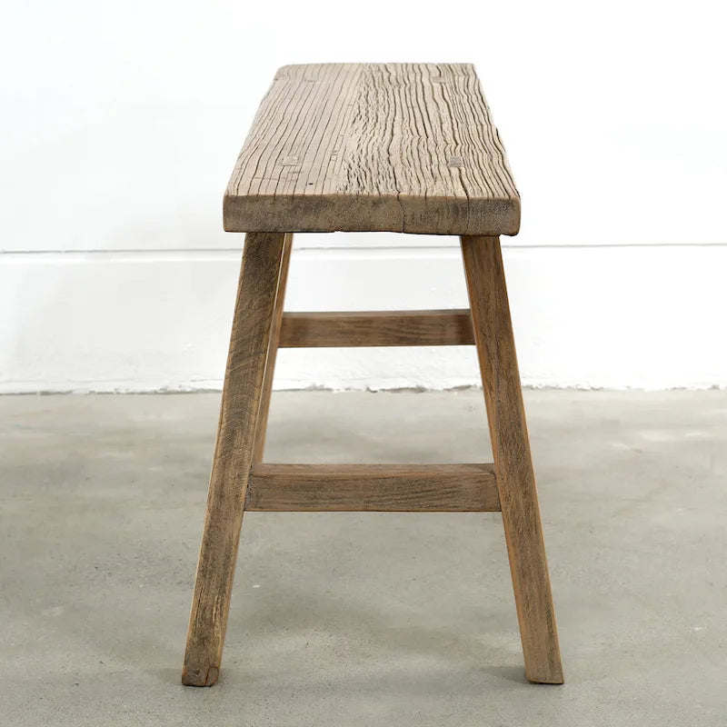 Banc en orme de 35 de long sur 10 de large Artissance, bois naturel - 8' x 11'