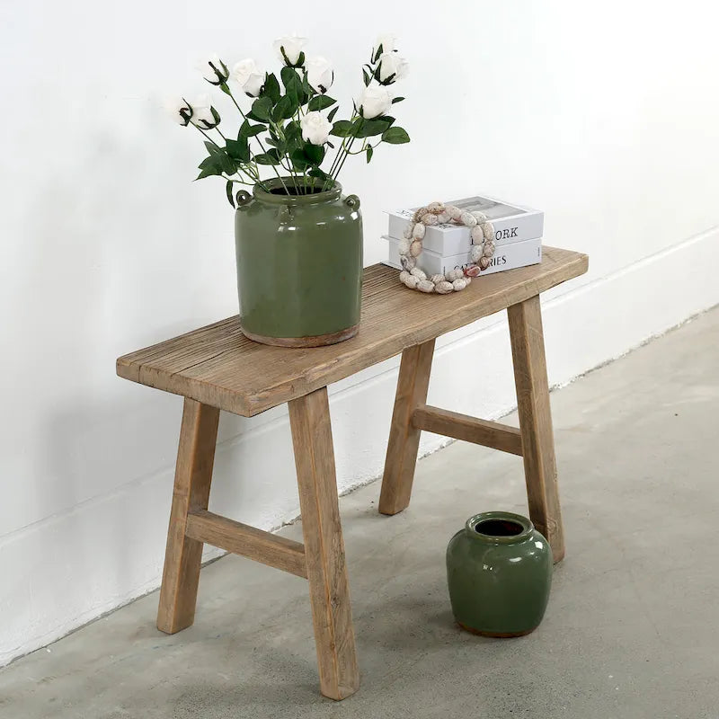 Banc en orme de 35 de long sur 10 de large Artissance, bois naturel - 8' x 11'