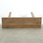 Banc en orme de 35 de long sur 10 de large Artissance, bois naturel - 8' x 11'