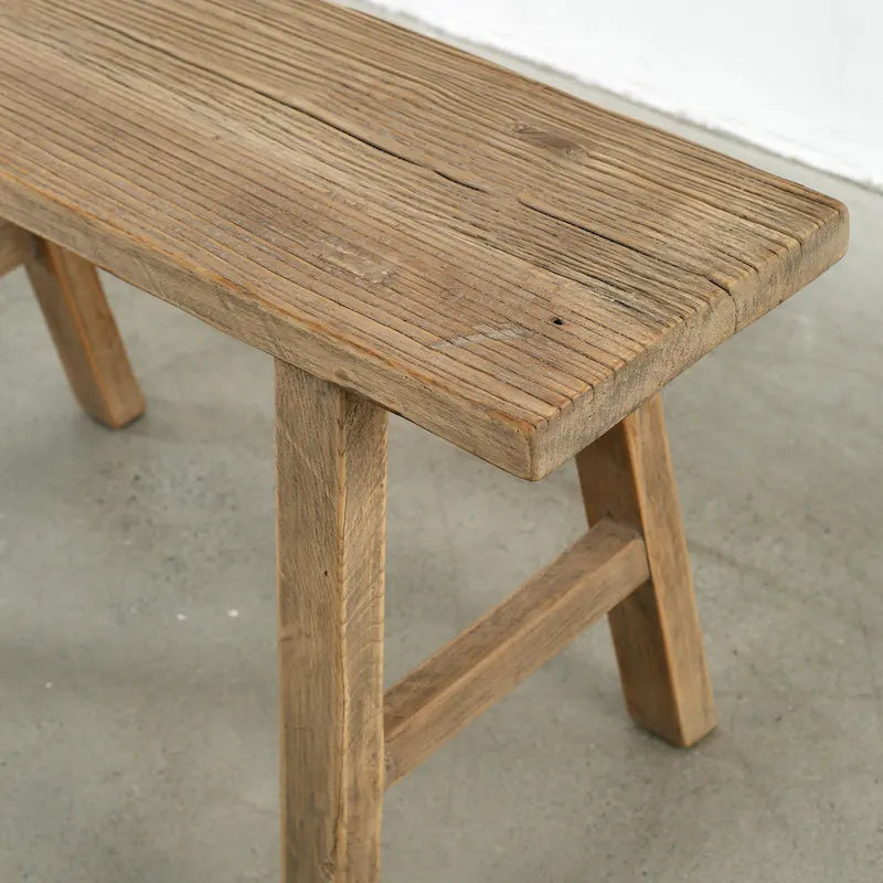 Banc en orme de 35 de long sur 10 de large Artissance, bois naturel - 8' x 11'