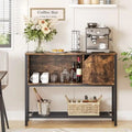 Meuble de bar à café avec buffet de rangement, buffet de cuisine – 35 P x 106 L x 84 H cm