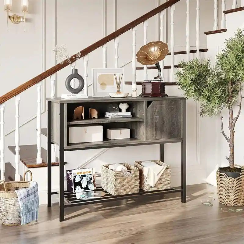 Meuble de bar à café avec buffet de rangement, buffet de cuisine – 35 P x 106 L x 84 H cm