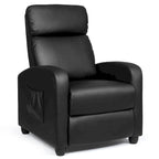 Fauteuil inclinable de massage en tissu