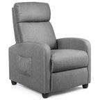 Fauteuil inclinable de massage en tissu