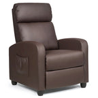 Fauteuil inclinable de massage en tissu