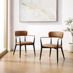 Chaise de salle à manger d'appoint en bois massif du milieu du siècle