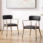 Chaise de salle à manger d'appoint en bois massif du milieu du siècle