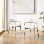 Chaise de salle à manger d'appoint en bois massif du milieu du siècle