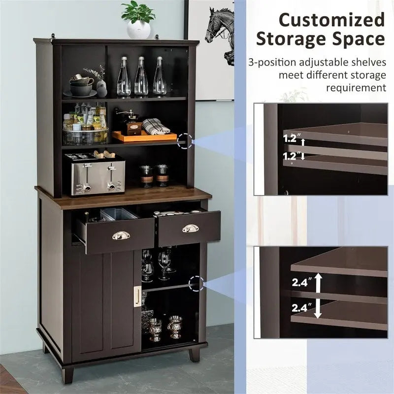 Meuble de rangement de cuisine/garde-manger - 19P x 30L x 67H
