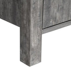 Bahut Q-Max 47W, Meuble de rangement de salle à manger, Buffet avec deux placards, deux tiroirs, deux étagères ouvertes