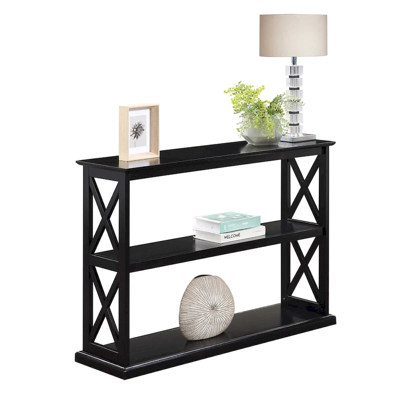 Table console Coventry avec étagères