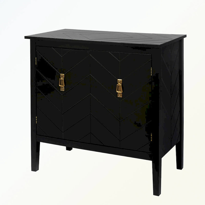 Buffets bas en bois à 2 portes