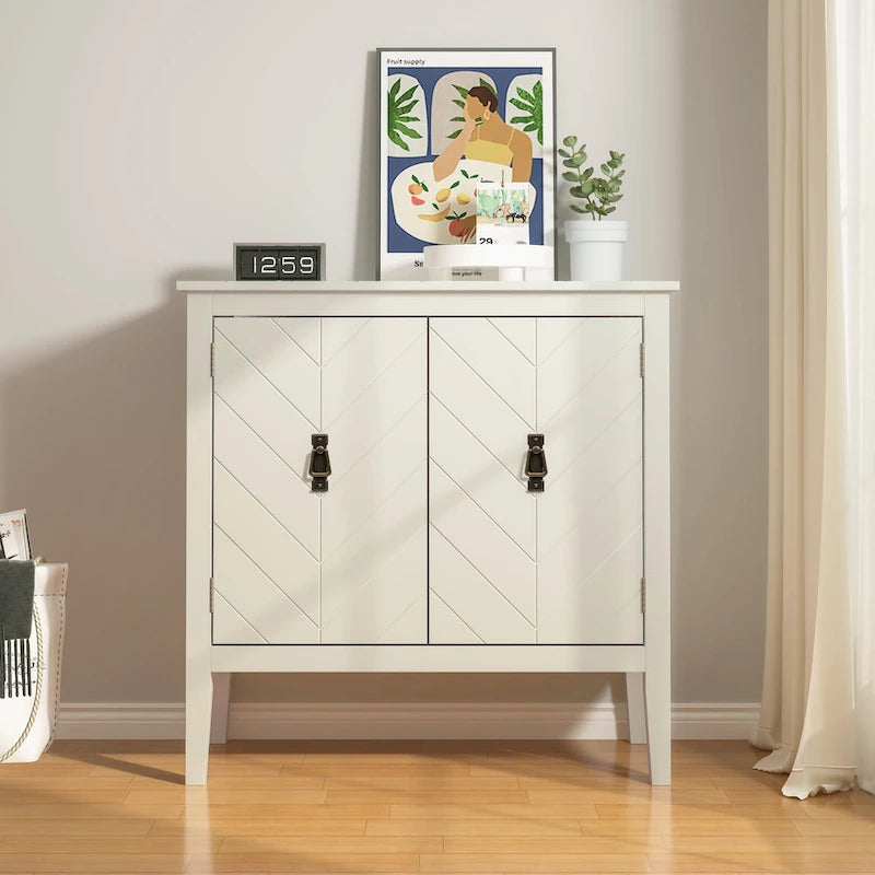 Buffets bas en bois à 2 portes