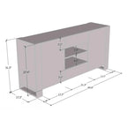 Buffet bahut moderne de 164 cm