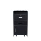 Meuble de rangement verrouillable pour salon de beauté