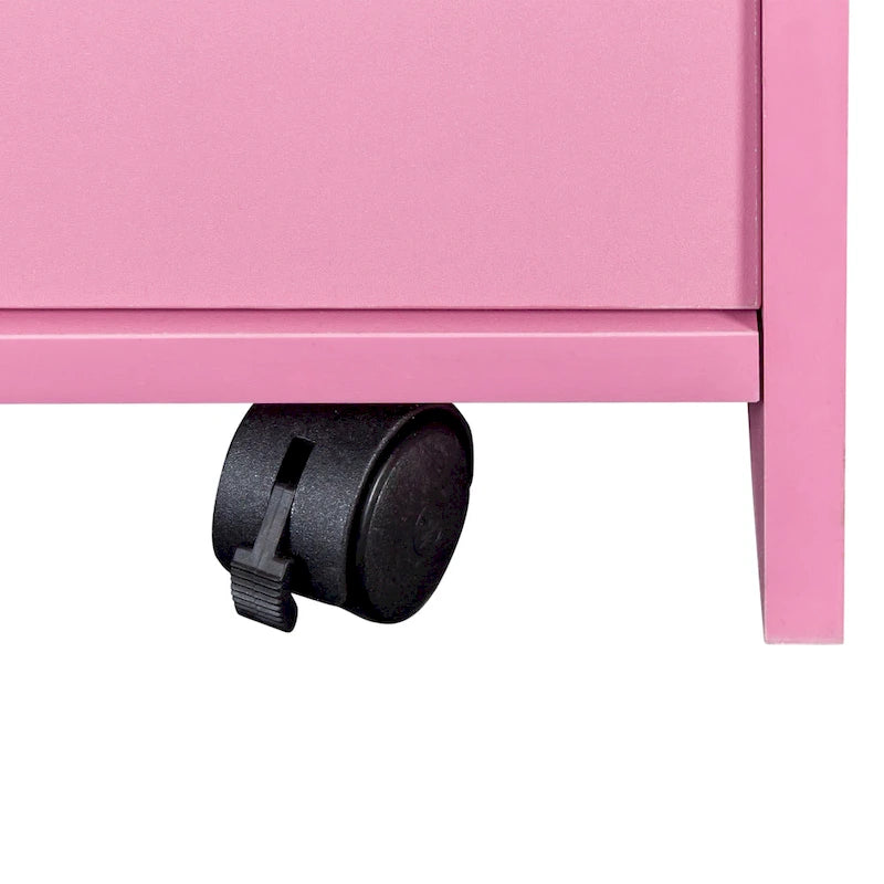 Meuble de rangement verrouillable pour salon de beauté