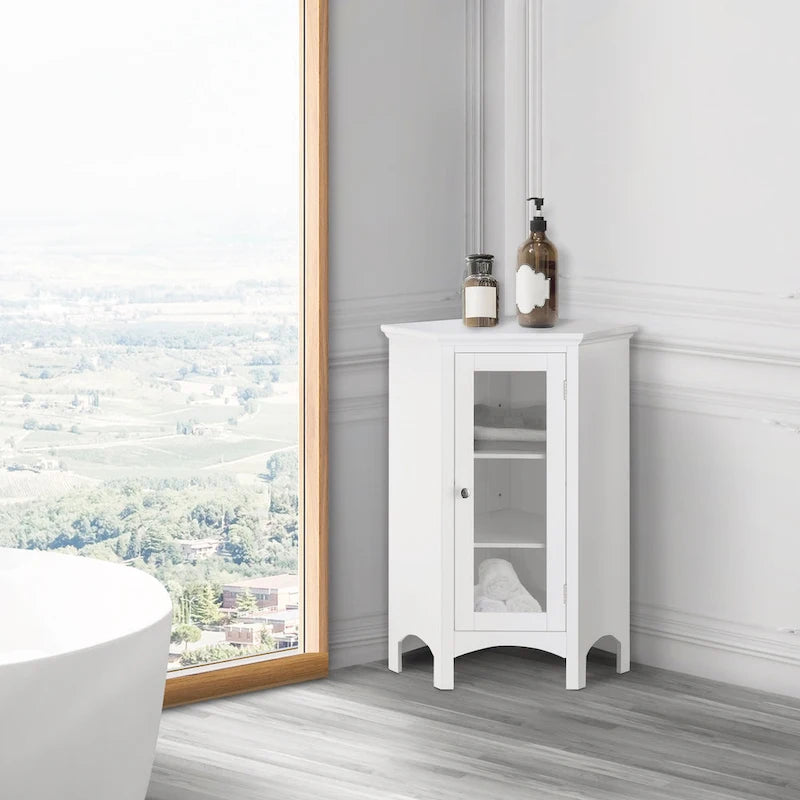 Meuble d'angle autoportant Teamson Home Madison - 17L x 24.75W x 32H