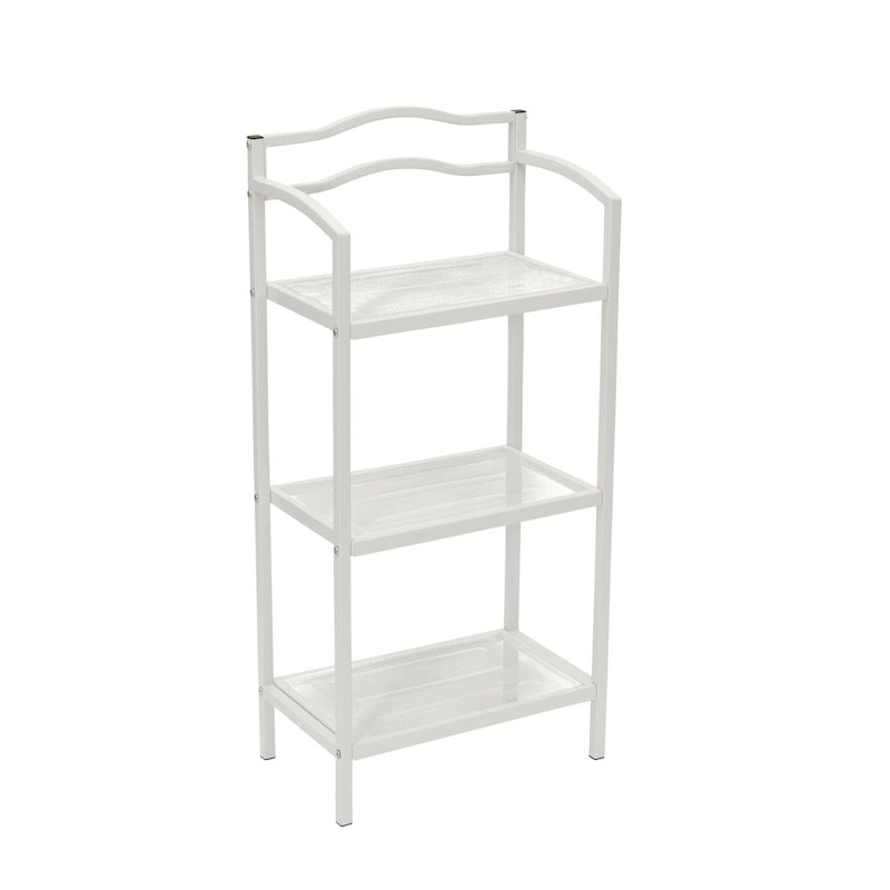 Étagère de rangement de salle de bain en métal à 3 niveaux Household Essentials – 10,5L x 17,0W x 35,0H