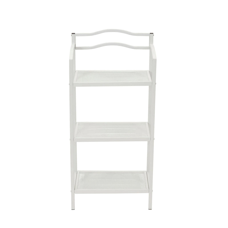 Étagère de rangement de salle de bain en métal à 3 niveaux Household Essentials – 10,5L x 17,0W x 35,0H