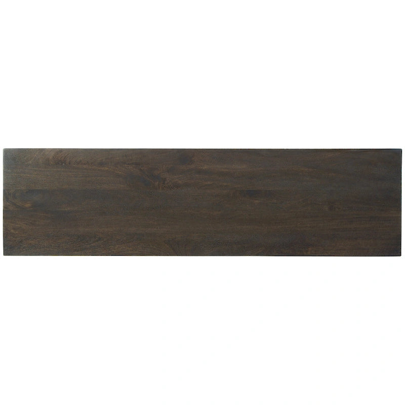 Armoire d'appoint Elinmore marron/or - 58 larg. x 16 prof. x 37 haut.