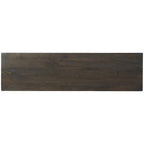 Armoire d'appoint Elinmore marron/or - 58 larg. x 16 prof. x 37 haut.
