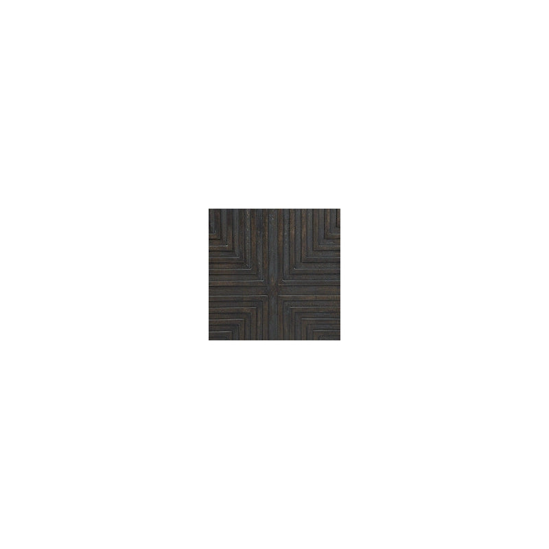 Armoire d'appoint Elinmore marron/or - 58 larg. x 16 prof. x 37 haut.