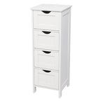 Meuble de rangement pour salle de bain 32FCH 4 tiroirs blanc