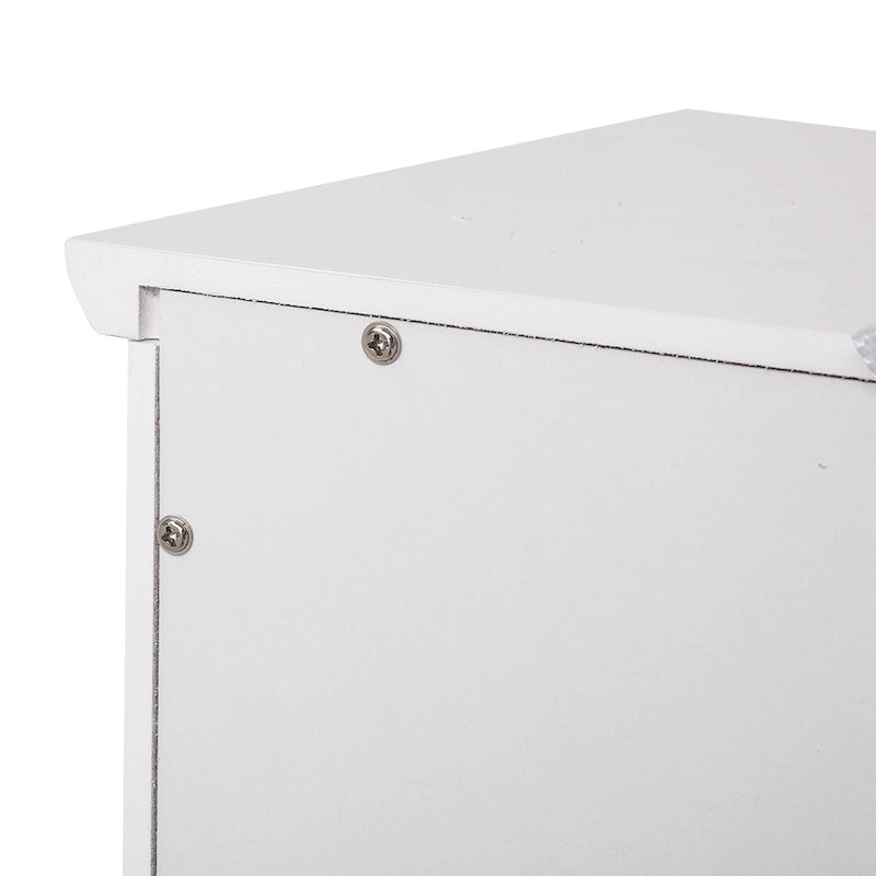 Meuble de rangement pour salle de bain 32FCH 4 tiroirs blanc